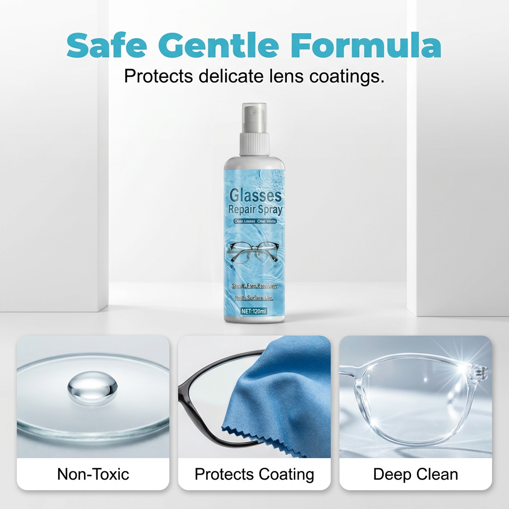 Professional Lens Scratch Repair Spray