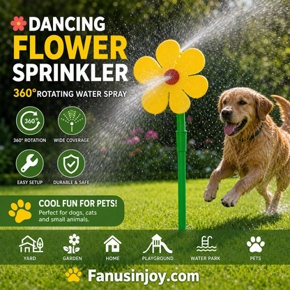 360° Rotating Dancing Flower Yard Lawn Sprinkler