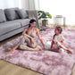 Gradient Color Plush Non-Slip Floor Mat
