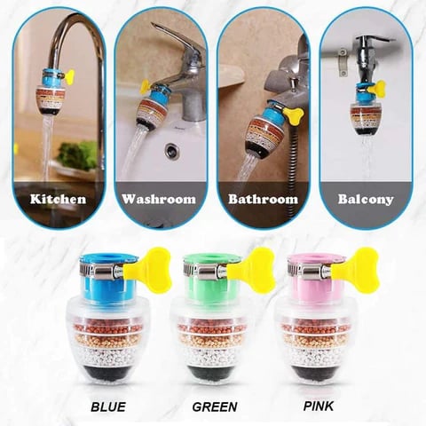 Multifunctional 6-Layer Charcoal Water Filter