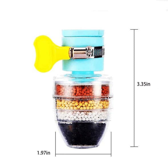 Multifunctional 6-Layer Charcoal Water Filter