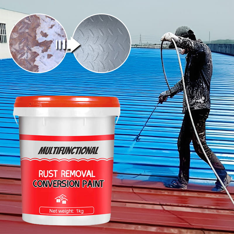 Multifunctional Rust Removal and Conversion Paint