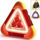 2-in-1 Solar Emergency Triangle Warning Light