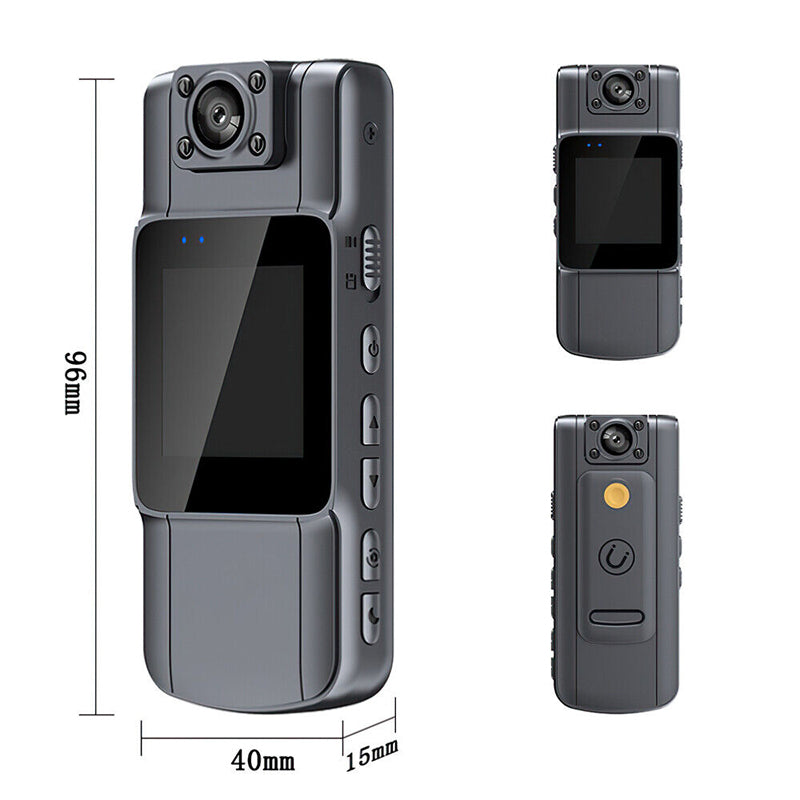 HD Portable Bicycle Camera with 180° Rotating Lens