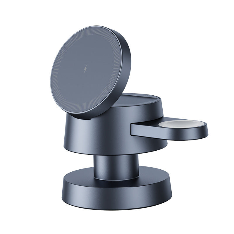 Mushroom Lamp Wireless Charging Station with Dual-Mode Night Light