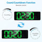 16-Inch Large Digital Clock with Temperature, Date, Auto DST, Night Light, and Auto Brightness Dimmer