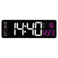 16-Inch Large Digital Clock with Temperature, Date, Auto DST, Night Light, and Auto Brightness Dimmer