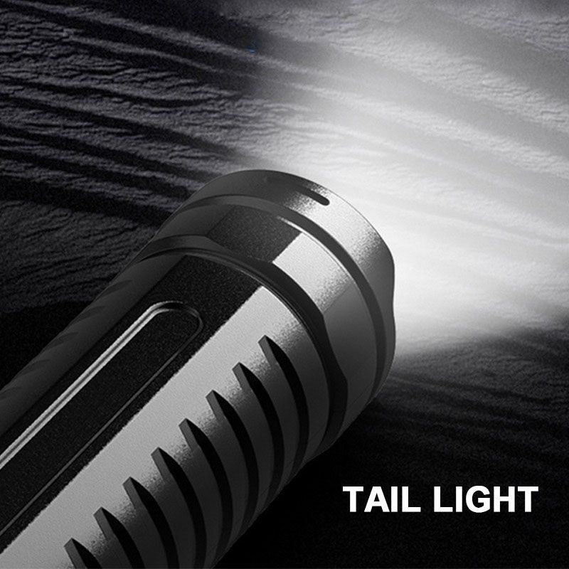 Multifunctional White Laser Telescopic Zoom Flashlight