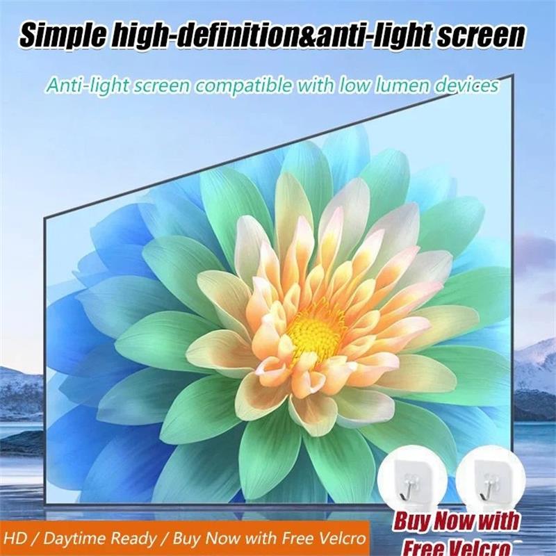 HD Matte White Projection Screen for Immersive Home Theater