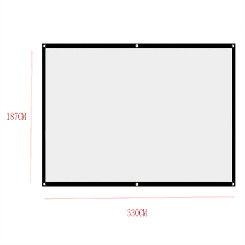 HD Matte White Projection Screen for Immersive Home Theater