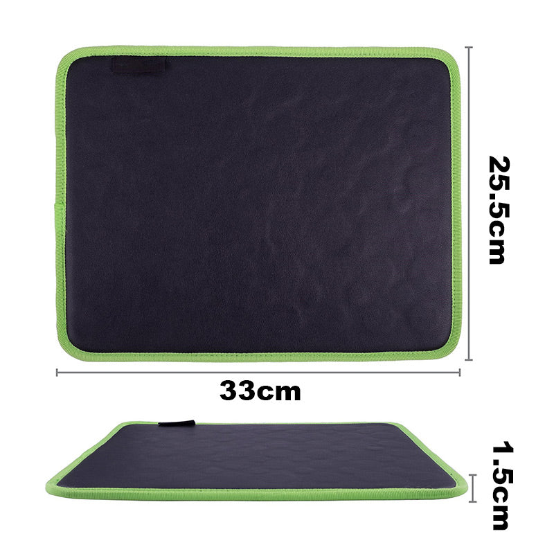 Black-Green Magnetic Tool Holder Mat
