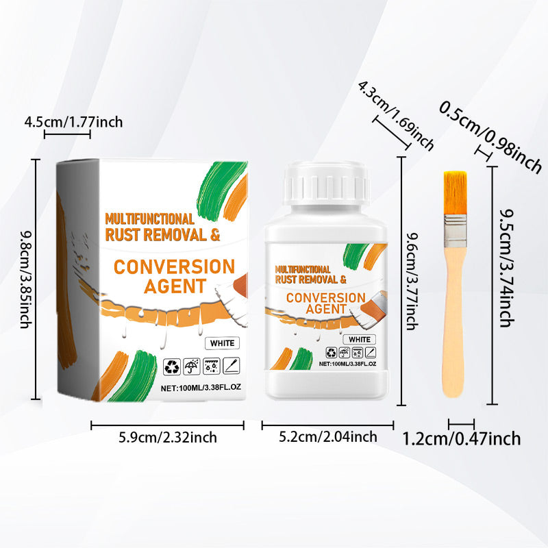 Multi-Functional Rust Converter Set with Brush