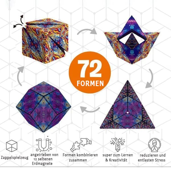 Changeable Magnetic Magic Cube Puzzle