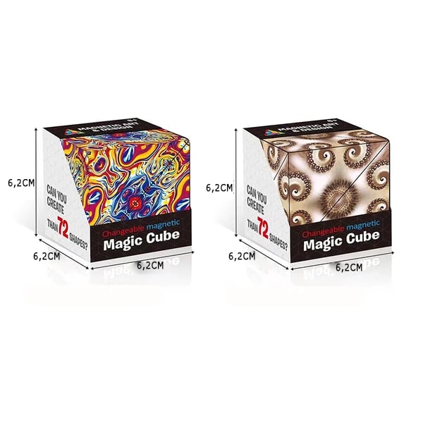 Changeable Magnetic Magic Cube Puzzle