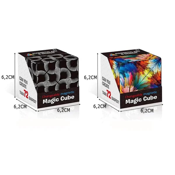 Changeable Magnetic Magic Cube Puzzle