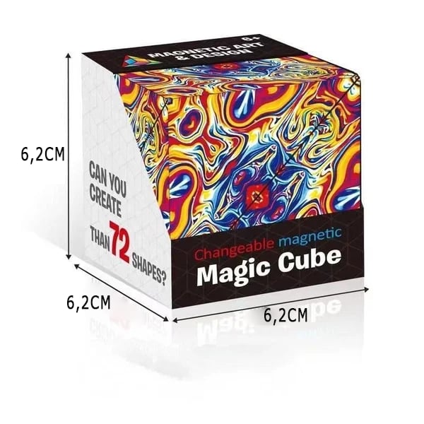 Changeable Magnetic Magic Cube Puzzle