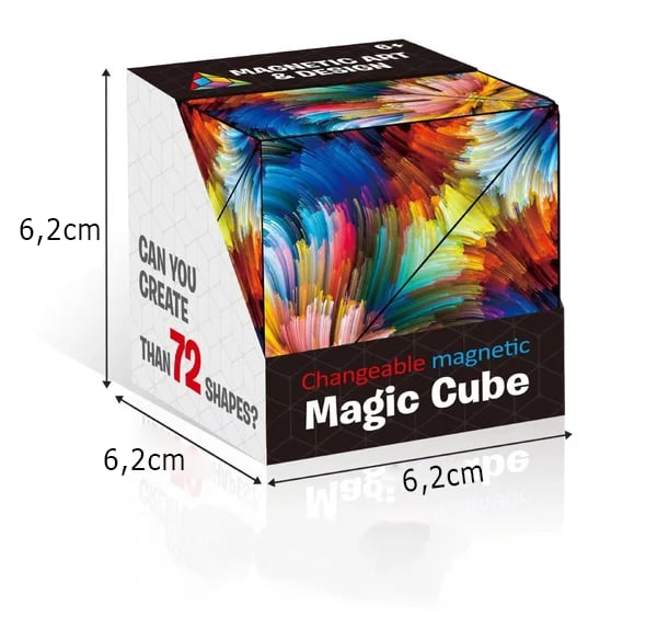 Changeable Magnetic Magic Cube Puzzle