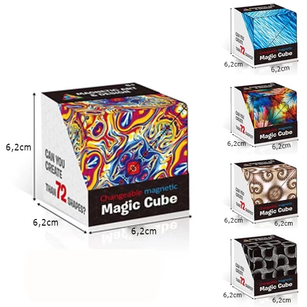 Changeable Magnetic Magic Cube Puzzle