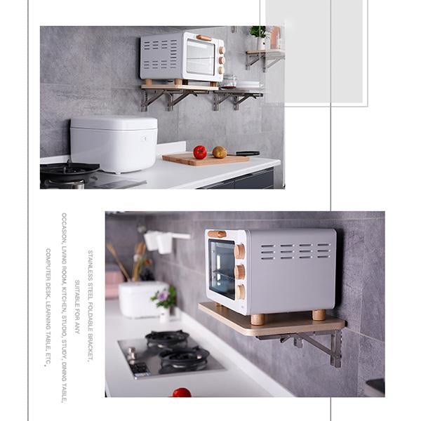 Foldable Stainless Steel Shelf Brackets