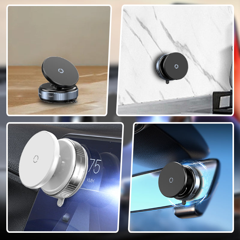 360° Rotating Vacuum Suction Magnetic Phone Holder