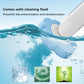 Disposable Toilet Cleaning System with 36 Sponge Heads and Storage Caddy