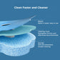 Disposable Toilet Cleaning System with 36 Sponge Heads and Storage Caddy