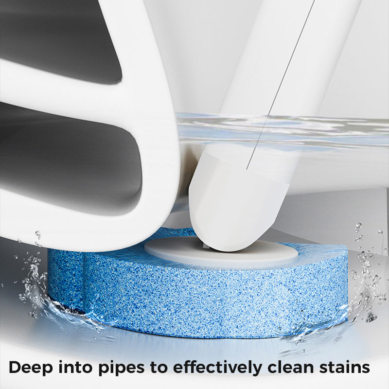 Disposable Toilet Cleaning System with 36 Sponge Heads and Storage Caddy