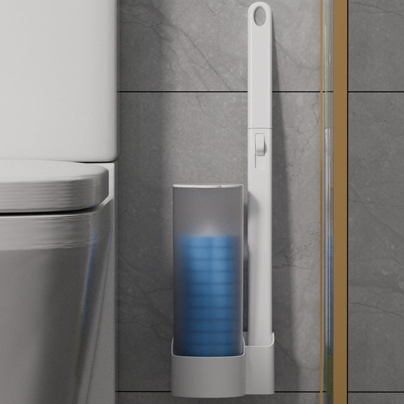 Disposable Toilet Cleaning System with 36 Sponge Heads and Storage Caddy