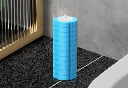 Disposable Toilet Cleaning System with 36 Sponge Heads and Storage Caddy