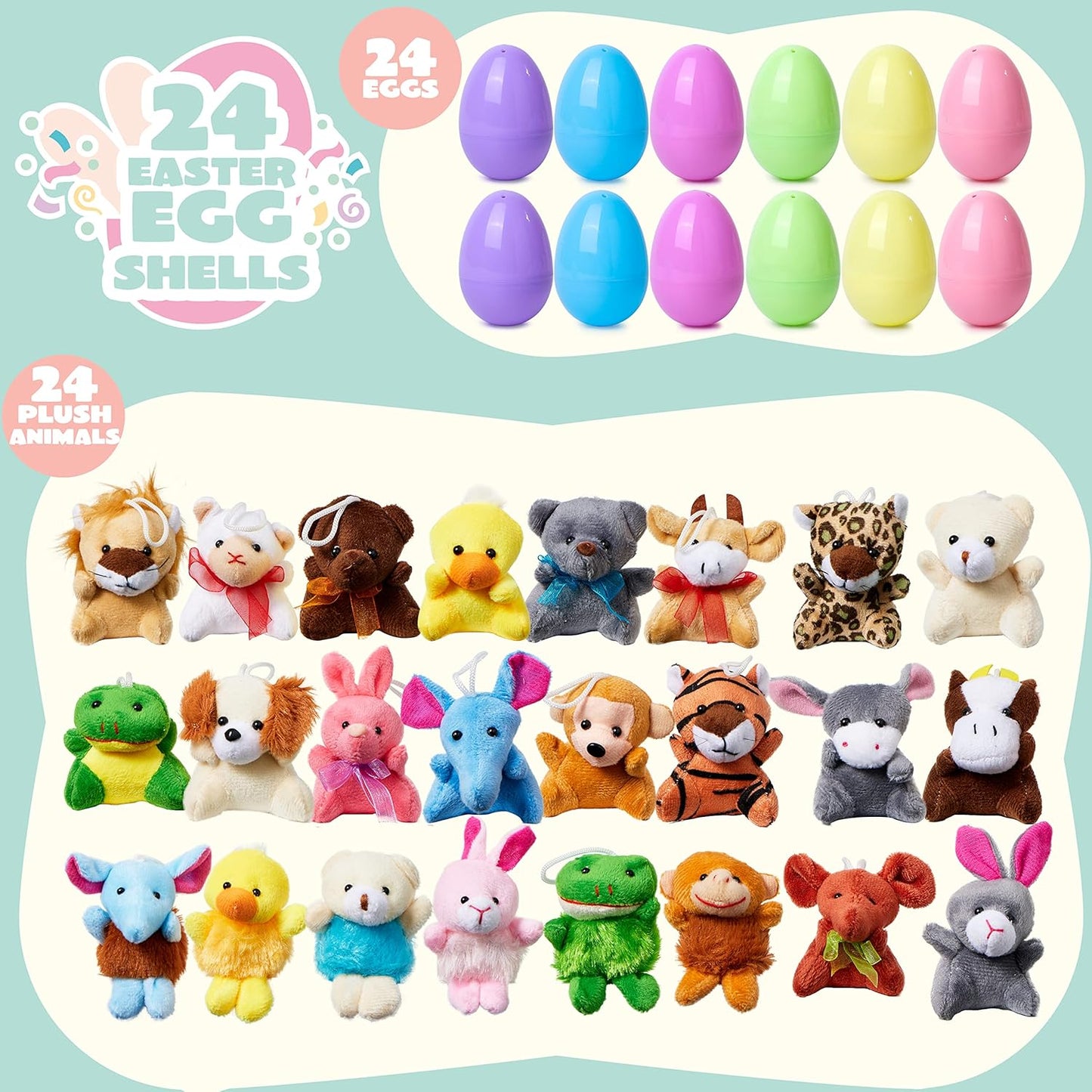 Easter Eggs Prefilled Slow Rising Squishy Toys
