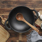 Uncoated Thick Iron Pot with Lid