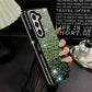 Sparkling Gradient Rhinestone Phone Case with Wrist Strap for Galaxy Z Fold Series