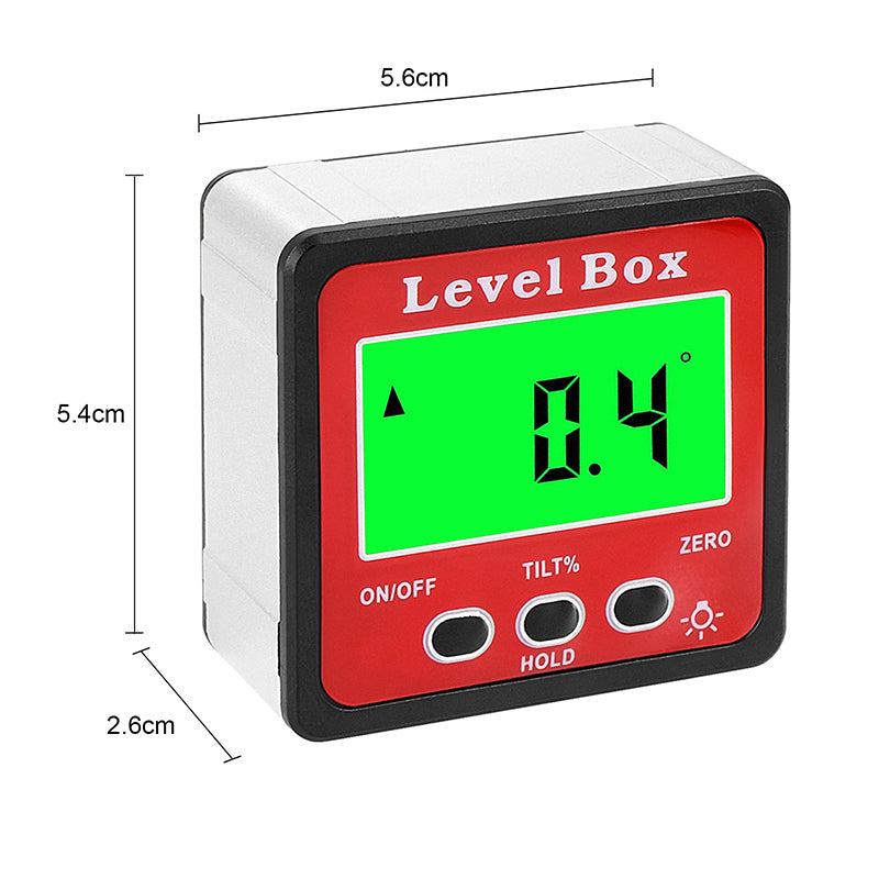 3-in-1 Digital Inclinometer Angle Finder Gauge