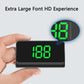 Car Head-Up Display Speedometer with Dual GPS and HD LCD