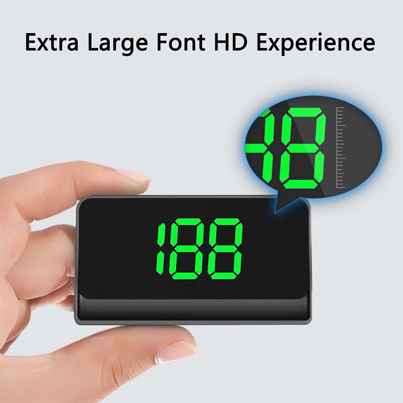 Car Head-Up Display Speedometer with Dual GPS and HD LCD