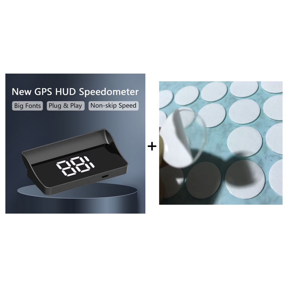 Car Head-Up Display Speedometer with Dual GPS and HD LCD