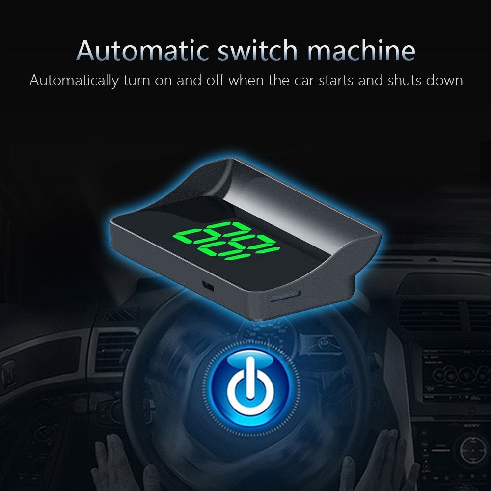Car Head-Up Display Speedometer with Dual GPS and HD LCD
