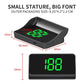 Car Head-Up Display Speedometer with Dual GPS and HD LCD
