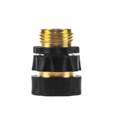 Gold 3/4-Inch Garden Hose Quick Connector