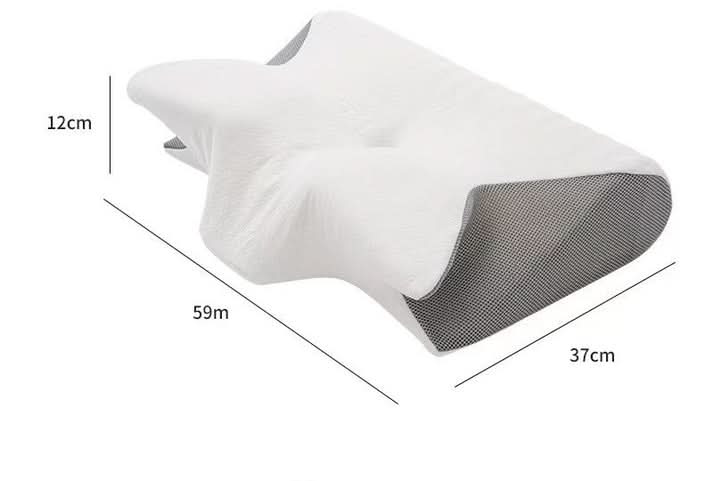 Ergonomic Bamboo Contour Pillow for Neck Pain Relief