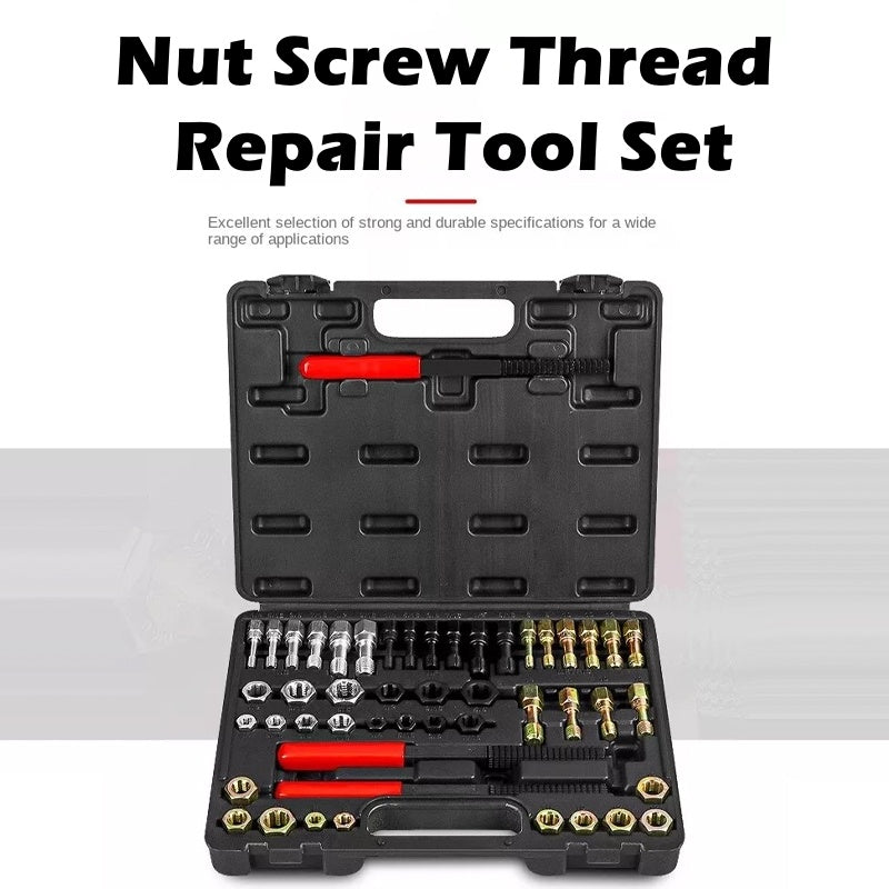 Nut and Screw Thread Repair Tool Set