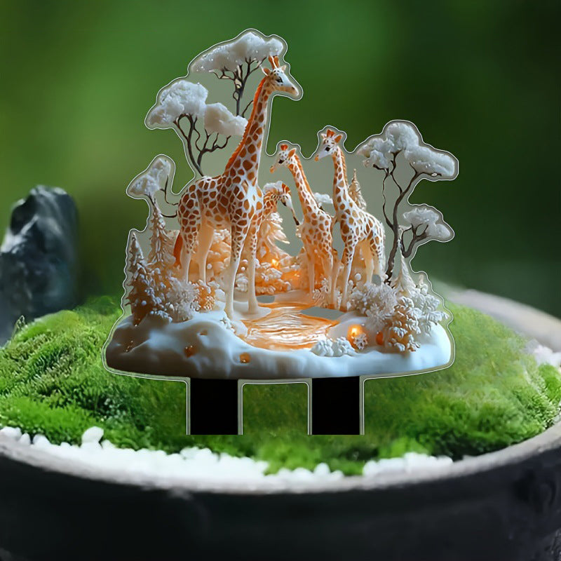 Magical Frog Garden Decoration with Solar Night Light