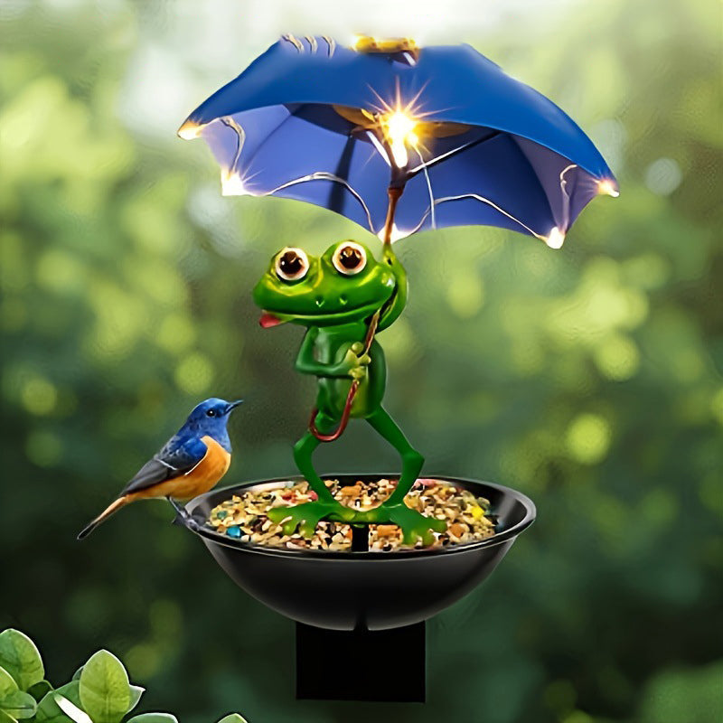 Magical Frog Garden Decoration with Solar Night Light