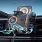 2-in-1 Car Phone Holder Wireless Charger 15W Fast Charging Automatic Clamping