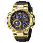 Men's Multifunctional Digital Quartz Watch with Night Light