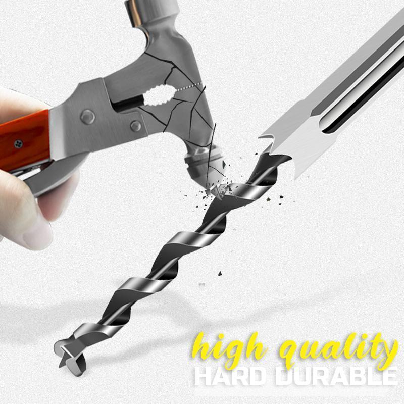 Square Hole Auger Mortising Chisel Drill Bit Set for Woodworking
