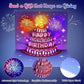 3D Musical Birthday Pop-Up Cake Card with Lights