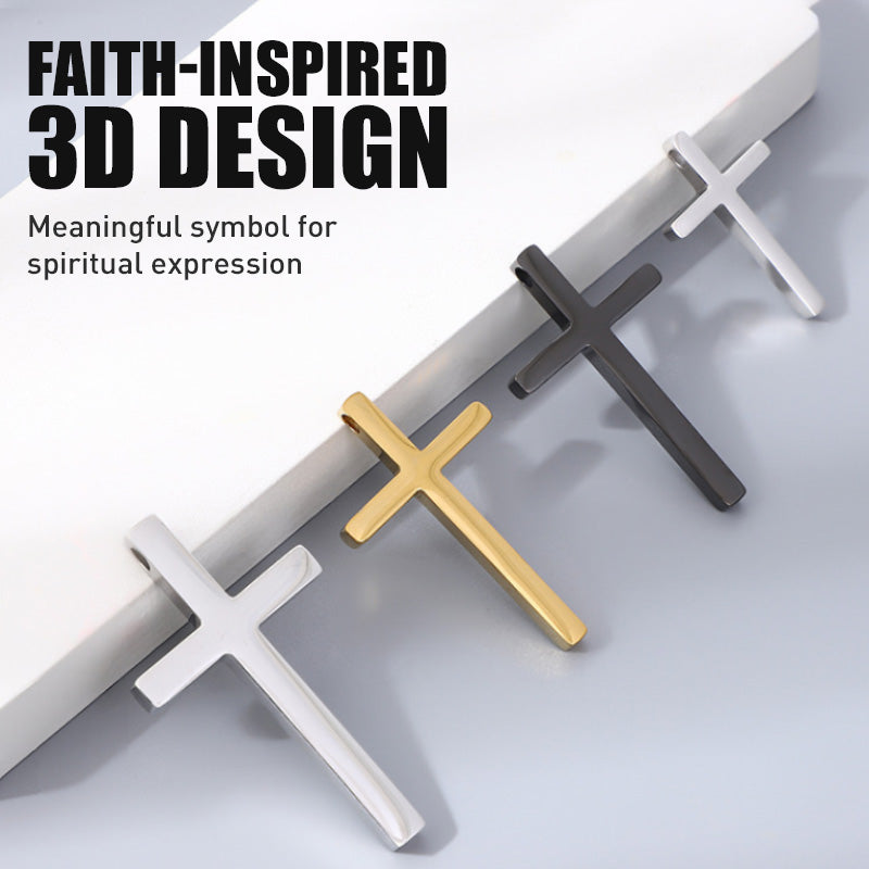 3D Metal Jesus Christ Cross Car Badge Sticker