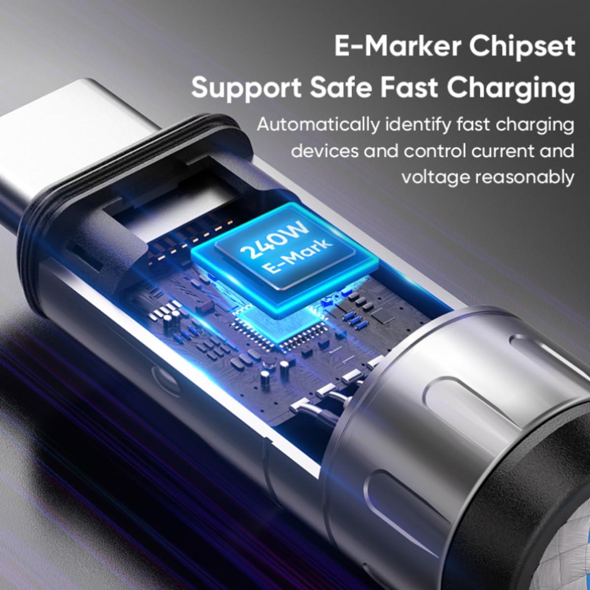 2-in-1 Cell Phone Lanyard Fast Charging Data Cable