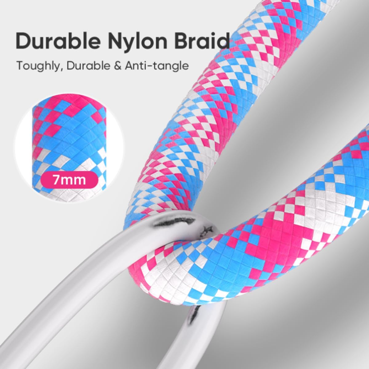 2-in-1 Cell Phone Lanyard Fast Charging Data Cable